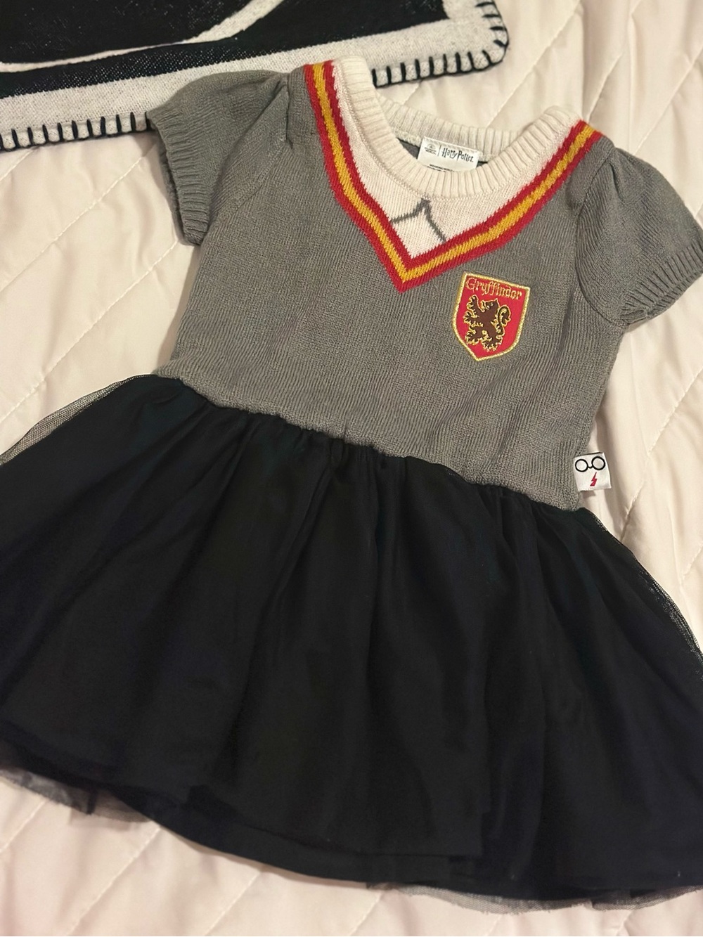18M Gryffindor Harry Potter Sweater Dress with Tulle Tutu Costume ⚡️